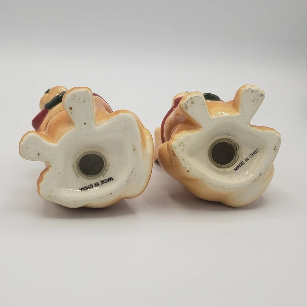 Holiday Time Golden‎ Lab Dog Salt And Pepper Shaker Set 3.5 Inches